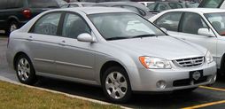 2004-2006 Kia Spectra sedan (US)