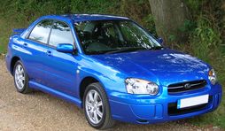 2005 Subaru Impreza GX Sport in WR Blue (UK)