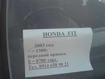 2003 Honda Fit Wallpapers
