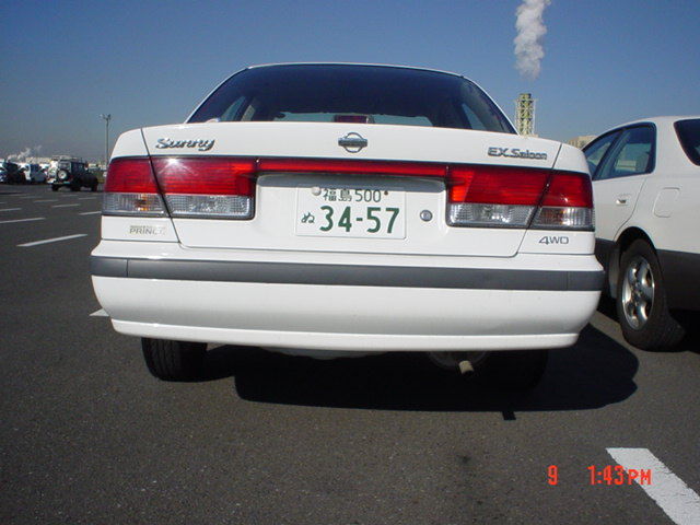 2001 Nissan Sunny California