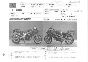 2001 Suzuki SV650S For Sale