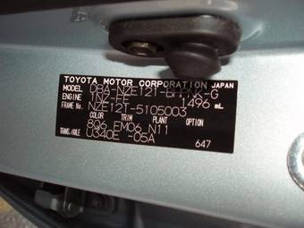 2006 Toyota Allex Pics
