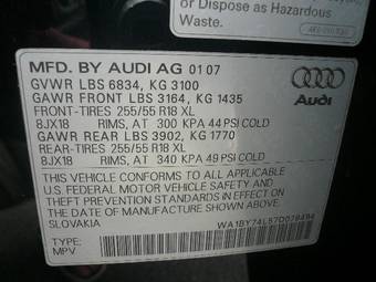 2007 Audi Q7 Photos
