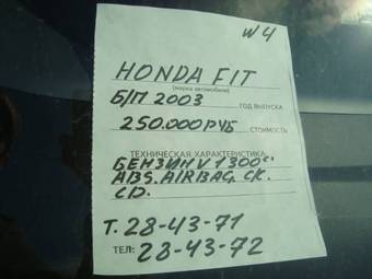 2003 Honda Fit Pics