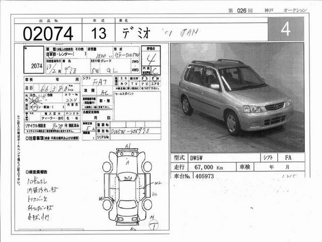 2001 Mazda Demio Images