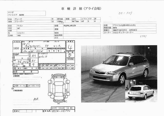 2000 Mazda Familia Wallpapers