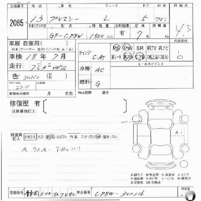 2001 Mazda Premacy Pictures