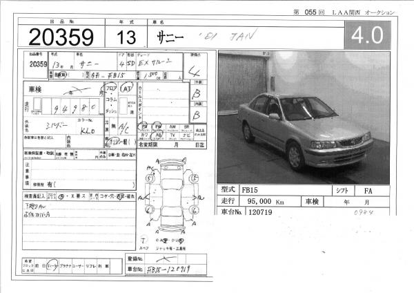 2001 Nissan Sunny Pictures