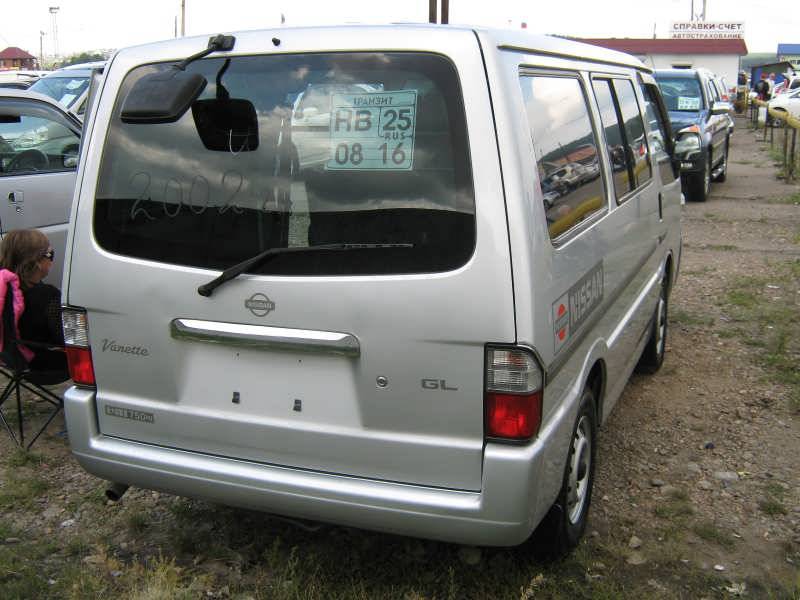 Nissan vanette 2002 года