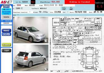 2004 Toyota Allex Pictures