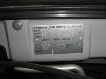 2003 Toyota Corolla Runx Photos