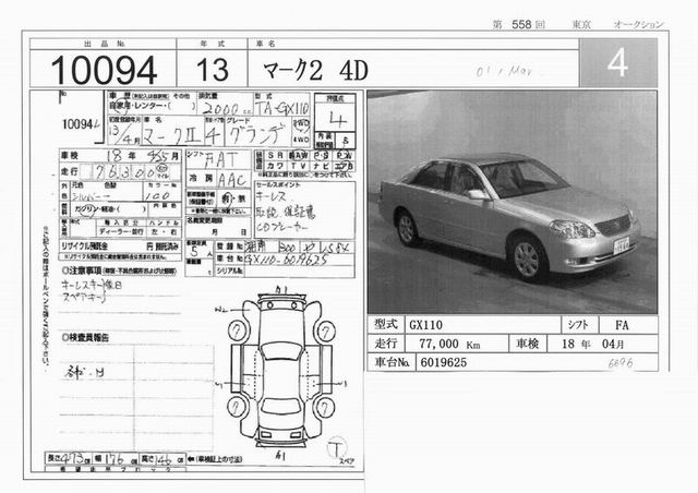 2001 Toyota Mark II Pics