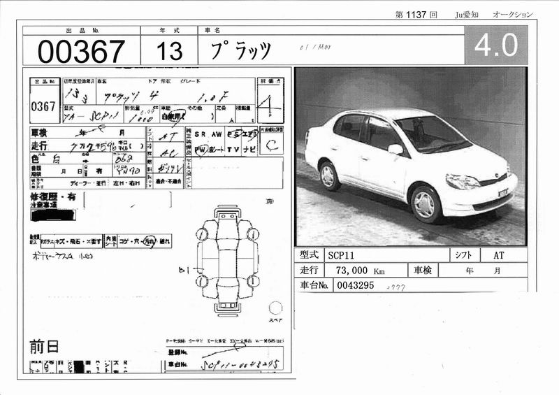 2001 Toyota Platz Pictures