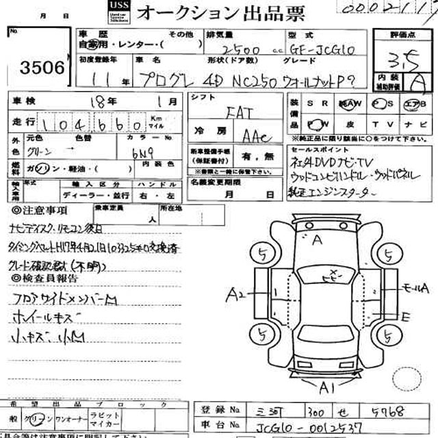 1999 Toyota Progres Pictures