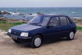 Peugeot 205 I (20A/C, facelift 1987) 1.7 Diesel (60 Hp) 1987 - 1989